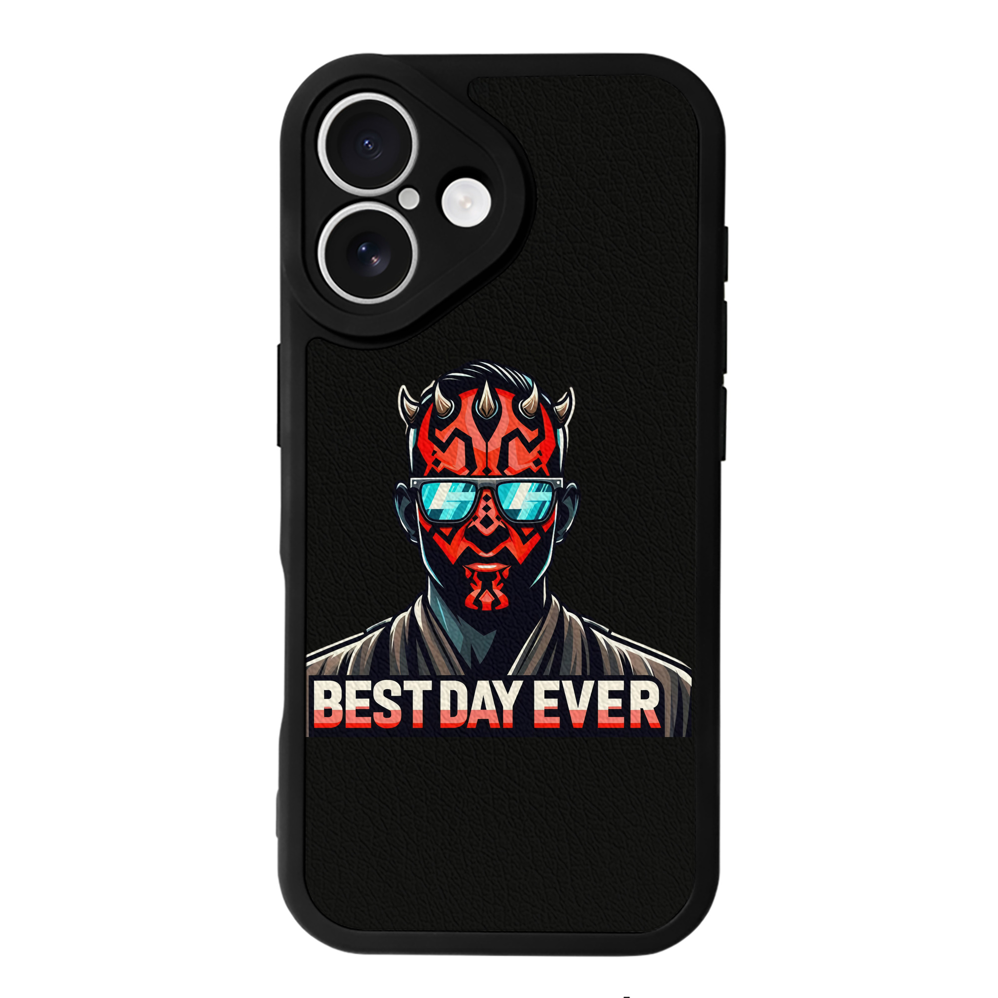 （画像用） スター・ウォーズ Star Wars 【iPhone 16シリーズ対応】シリコンスマホケース（レザー調） 材質：シリコン